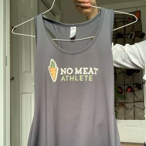 No meat athlete tank top